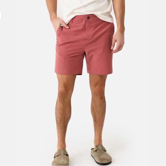 FAHERTY Men’s All Day Shorts | 33 | Salmon - Picture 7 of 9